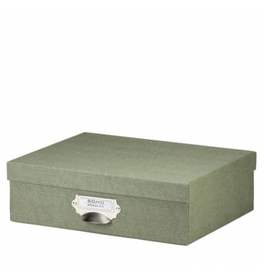 Aufbewahrungsbox 1343452670, Deckel, Karton sage