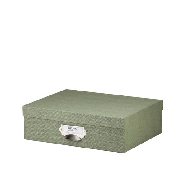 2 Stück Rössler Aufbewahrungsbox 1343452670, Deckel, Karton sage 4014970375651 Rössler
