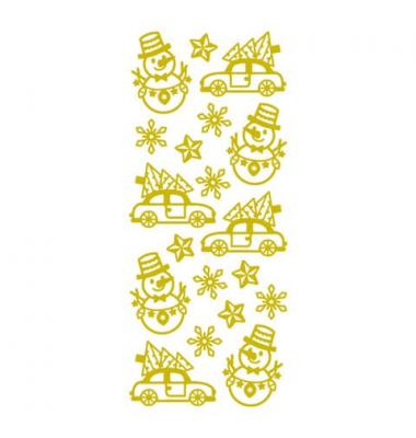 Weihnachtsetikett Glitter