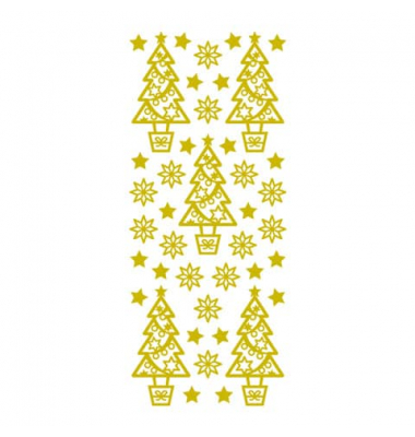 Weihnachtsetikett Glitter