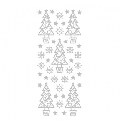 Weihnachtsetikett Glitter