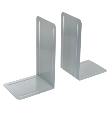 Buchstützen E-10243 00 12,7x14,5x24cm (BxTxH) Metall grau