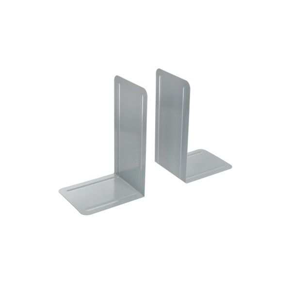 4027521526600 - Buchstützen E-10243 00 127x145x24cm (BxTxH) Metall grau 4027521526600 2 Stück