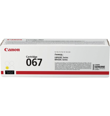 Toner Cartridge 067 gelb für LBP631Cw, LBP633CdW, MF651Cw,