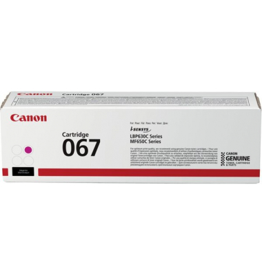 Toner Cartridge 067 magenta für LBP631Cw, LBP633CdW, MF651Cw,