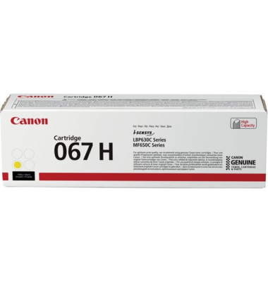 Toner Cartridge 067H gelb für LBP631Cw, LBP633CdW, MF651Cw,