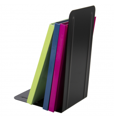 Buchstützen E-10242 00 12,7x14,5x24cm (BxTxH) Metall schwarz
