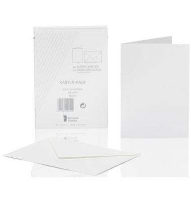 Blanko-Grußkarten 21001001 A5 weiß Blanko-Grußkarten 21001001 A5 weiß