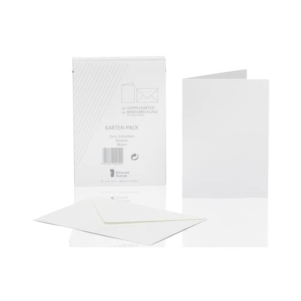 4014969002544 - Blanko-Grußkarten 21001001 A5 weiß 4014969002544 10 Stück