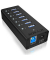 Hub 7-Port IcyBox USB 3.0 IB-AC618 Aluminium Gehäuse