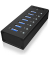 Hub 7-Port IcyBox USB 3.0 IB-AC618 Aluminium Gehäuse