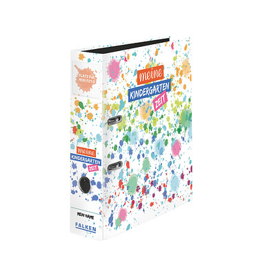 Motivordner Klecks Kindergartenzeit Klecks 22001168, A4 80mm breit