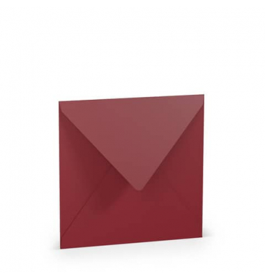 Briefumschlag 1103040072 164x164mm ohne Fenster nassklebend 100g rosso