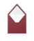 Briefumschlag 1103040072 164x164mm ohne Fenster nassklebend 100g rosso
