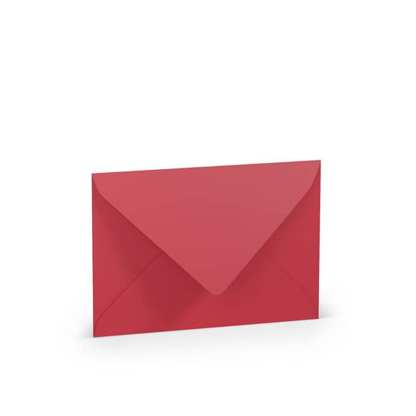 10 Stück Rössler Designbriefumschlag Paperado 1103005036, C6, nassklebend, 100g, rot 4014969293232 Rössler 5 Stück