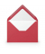 Designbriefumschlag Paperado 1103005036, C6, nassklebend, 100g, rot