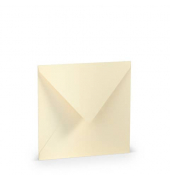 Briefumschlag 1103040303 quadrat ohne Fenster nassklebend 100g candle light