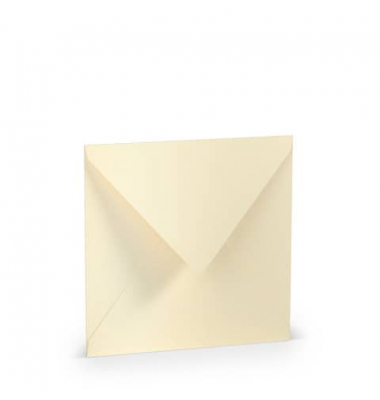 Briefumschlag 1103040303 quadrat ohne Fenster nassklebend 100g candle light