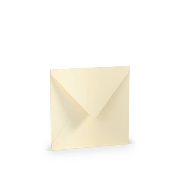10 Stück Rössler Designbriefumschlag Paperado 1103040303, quadratisch, nassklebend, 100g, candle light 4014969592267 Rössler 5 Stück