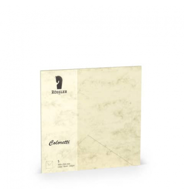 Designbriefumschlag Coloretti 220740506, quadratisch, nassklebend, 80g, chamois marmora