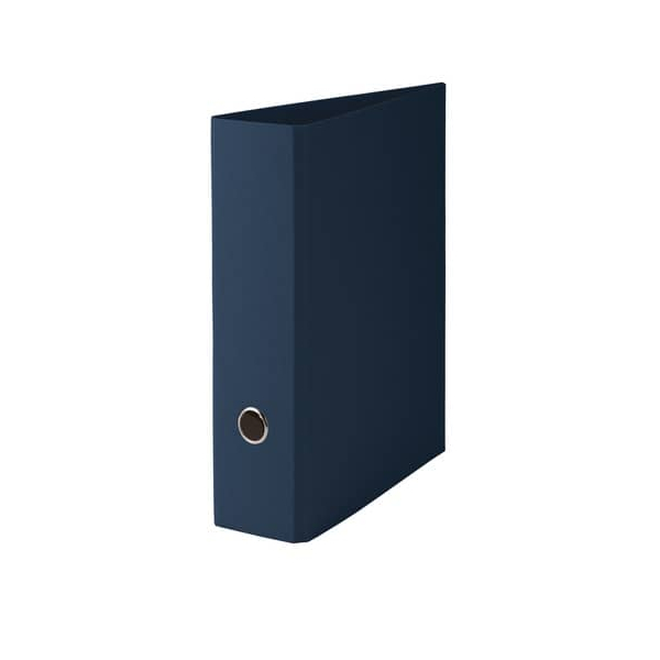 4 Stück Rössler Ordner Soho 1317452900, A4 85mm breit Karton vollfarbig navy 4014969627143 Rössler