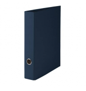 Ordner Soho 1317452901, A4 50mm schmal Karton vollfarbig schwarz/navy