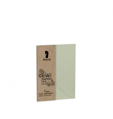 Briefumschlag 1144007637 C7 ohne Fenster nassklebend 120g kiwi