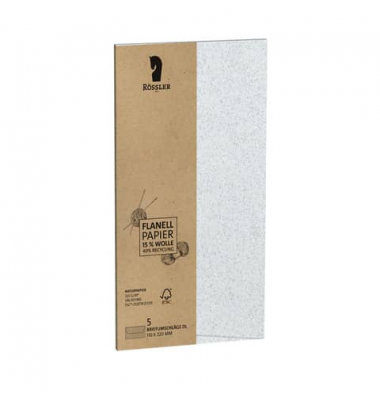 Briefumschlag 1144002641 Din Lang ohne Fenster nassklebend 120g Naturpapier/säurefrei Flanell