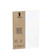 Briefumschlag 1144020627 B6 ohne Fenster nassklebend 120g Naturpapier/säurefrei cotton weiß