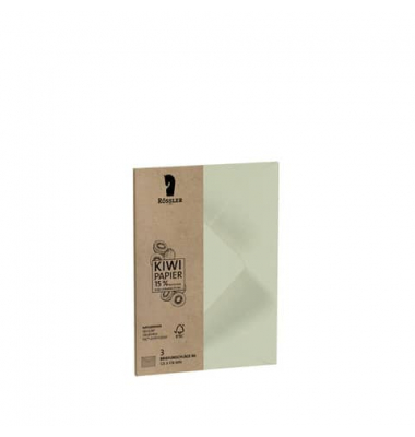 Briefumschlag 1144020637 B6 ohne Fenster nassklebend 120g Naturpapier/säurefrei kiwi