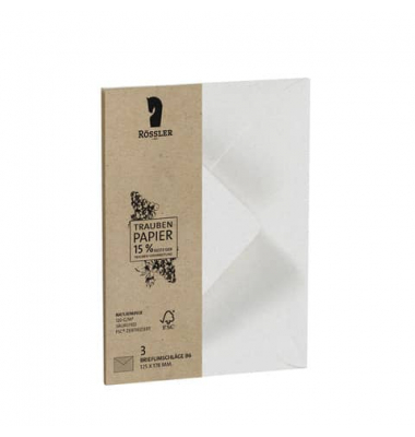 Briefumschlag 1144020640 B6 ohne Fenster nassklebend 120g Naturpapier/säurefrei grape
