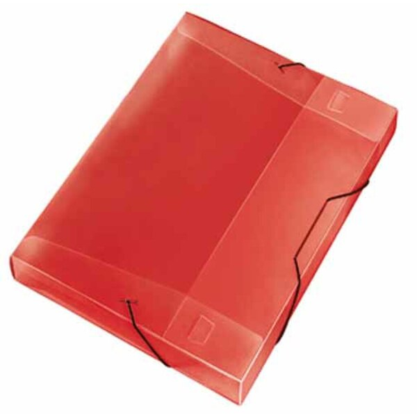 4000225027093 - Heftbox Crystal 4443220 A4 rot 3cm Füllhöhe Kunststoff 4000225027093 12 Stück