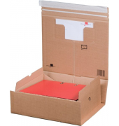 Ordnerversandkarton Duo-Ordnerversandbox 211104420 braun, für 2 Ordner, innen 328x290x120mm, Pappe