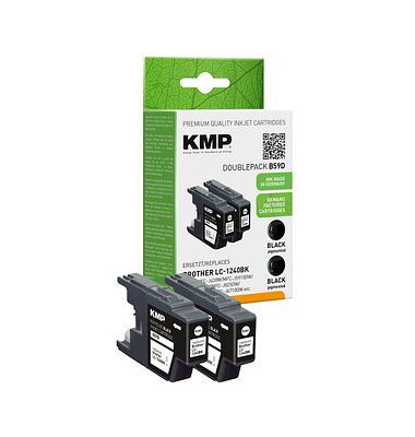 B59D schwarz Tintenpatronen ersetzen brother LC1240BKBP2DR