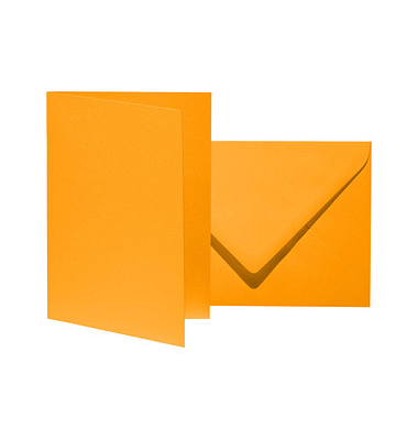 Blanko-Grußkarten Mosaic 943601-227 17,8cm x 12,5cm (BxH) 200g papaya Karton
