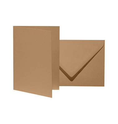Blanko-Grußkarten Mosaic 943601-603 17,8cm x 12,5cm (BxH) 200g natur Karton