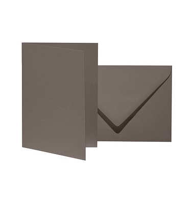 Blanko-Grußkarten Mosaic 943601-218 17,8cm x 12,5cm (BxH) 200g graphit Karton