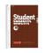 Collegeblock 10-67943 Student, Lineatur 23 / rautiert mit Rand innen, A4, 70g, braun, 80 Blatt