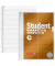 Collegeblock 10-67146 Student Premium, Lineatur 53 / liniert / 2 Spalten, A4, 90g, orange, 50 Blatt