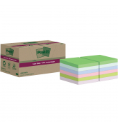 Haftnotiz 622 RSS12COL, Super Sticky Recycling Notes, 47,6x47,6cm (BxH), mehrfarbig, Block