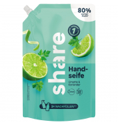 Fl&uuml;ssigseife H-01-13-02, Limette & Koriander, 500 ml, Nachf&uuml;llbeutel