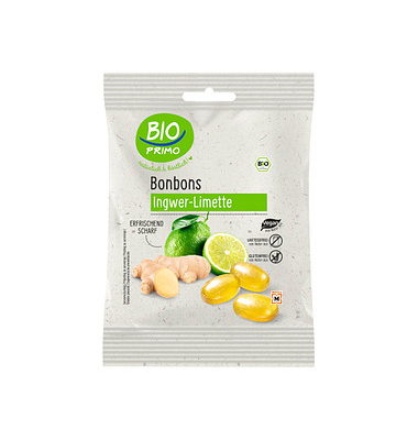 Ingwer-Limette Bio-Bonbons Ingwer-Limette Bio-Bonbons