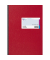 Gesch&auml;ftsbuch 86-14272, rot, A4, kariert, 70g, 96 Blatt / 192 Seiten