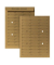 Hausposttaschen 04180338, B4 braun Papier 110g