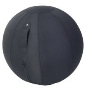 Ergonomischer Sitzball Alba MHBALL N, Durchmesser 65 cm, schwarz
