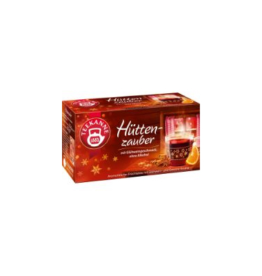 Tee H&uuml;ttenzauber 7319, Rumtrauben- und Orangenaroma, Beutel