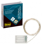 Lichterkette 31118 Micro, 20 LEDs, Länge 2,2m, warmweiß