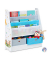 Kinderregal weißblau 71,0 x 23,0 x 74,0 cm