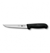 Ausbeinmesser Fibrox silber, schwarz, Klinge: 15,0 cm silber, schwarz