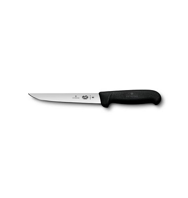 Ausbeinmesser Fibrox silber, schwarz, Klinge: 15,0 cm silber, schwarz